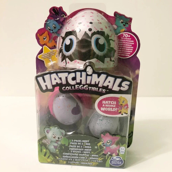 Hatchimals CollEGGtibles Eggs 2 Pack Nest - Picture 1 of 12